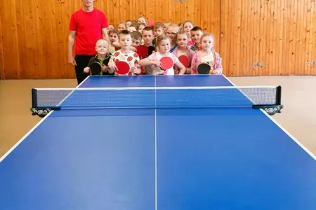 Pierwsze zajęcia tenisa stołowego dla sześciolatków