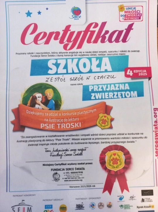 Szkoła Przyjazna Zwierzętom