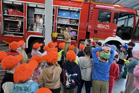 Wycieczka do Straży Pożarnej w Kościanie