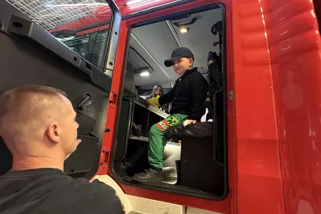 Wycieczka do Straży Pożarnej w Kościanie