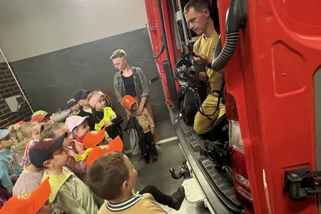 Wycieczka do Straży Pożarnej w Kościanie