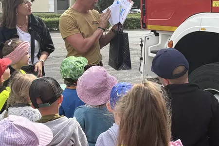 Wycieczka do Straży Pożarnej w Kościanie